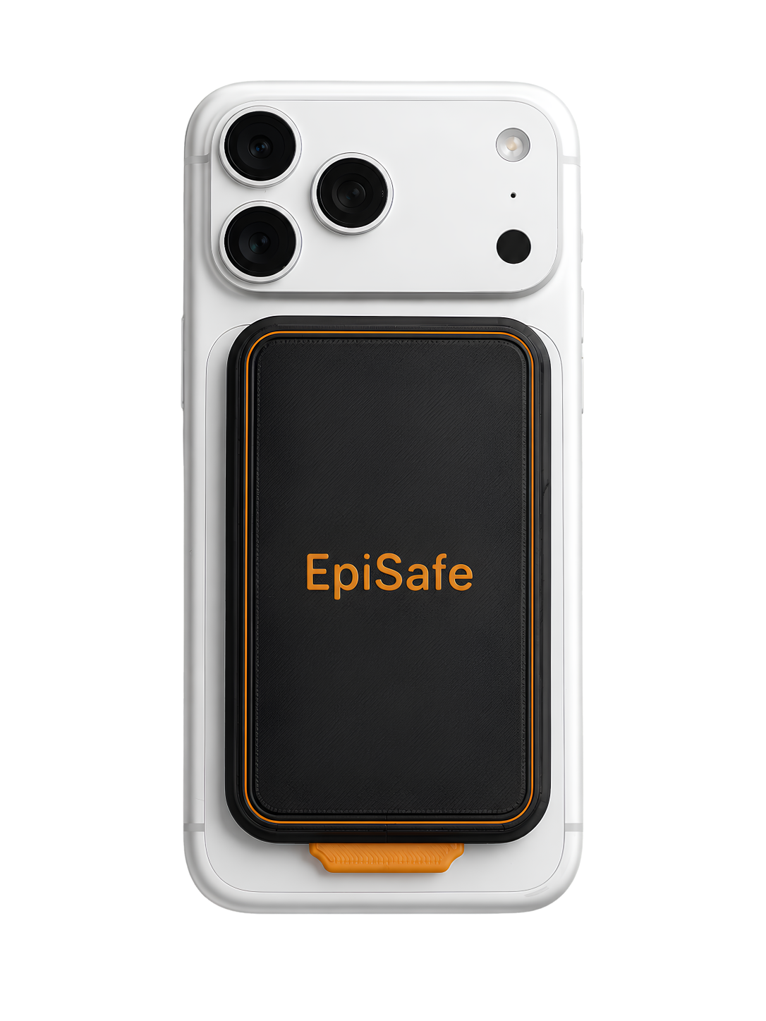 EpiSafe phone case with built-in epinephrine auto-injector